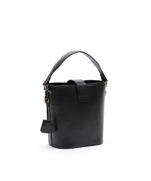 Accesoires De Mademoiselle / アクセソワ・ドゥ・マドモワゼル トートバッグ | リバティソフト/アールデコバケット2WAYトートS BLACK | 詳細2