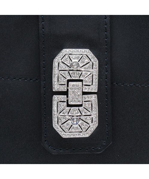 Accesoires De Mademoiselle / アクセソワ・ドゥ・マドモワゼル トートバッグ | リバティソフト/アールデコバケット2WAYトートS NAVY | 詳細4