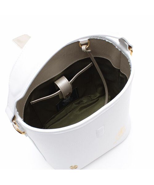 Accesoires De Mademoiselle / アクセソワ・ドゥ・マドモワゼル トートバッグ | リバティソフト/アールデコバケット2WAYトートS WHITE | 詳細2