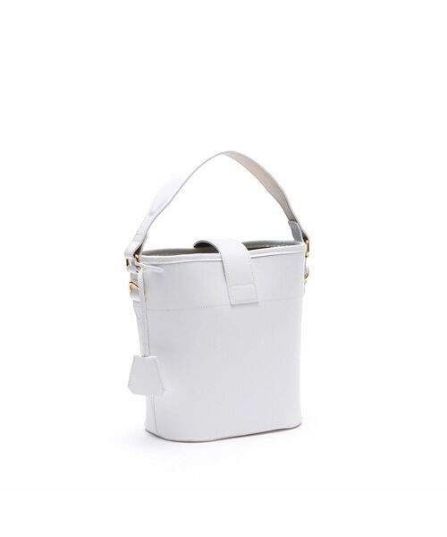 Accesoires De Mademoiselle / アクセソワ・ドゥ・マドモワゼル トートバッグ | リバティソフト/アールデコバケット2WAYトートS WHITE | 詳細3