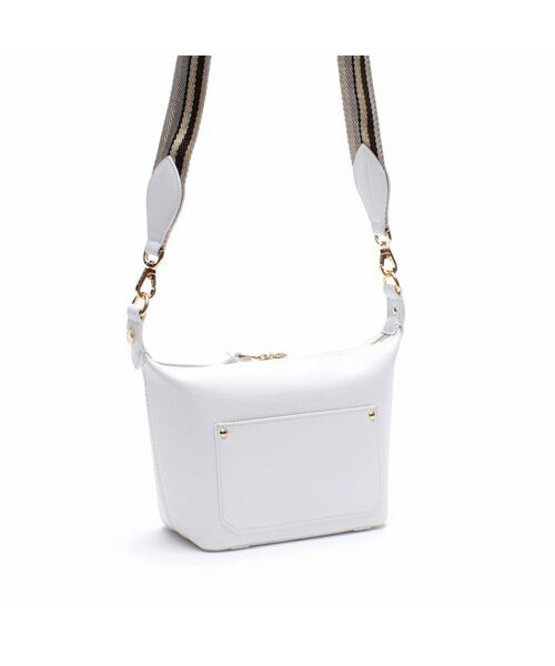 Accesoires De Mademoiselle / アクセソワ・ドゥ・マドモワゼル ショルダーバッグ | リバティソフト/ソフトショルダーS WHITE | 詳細2