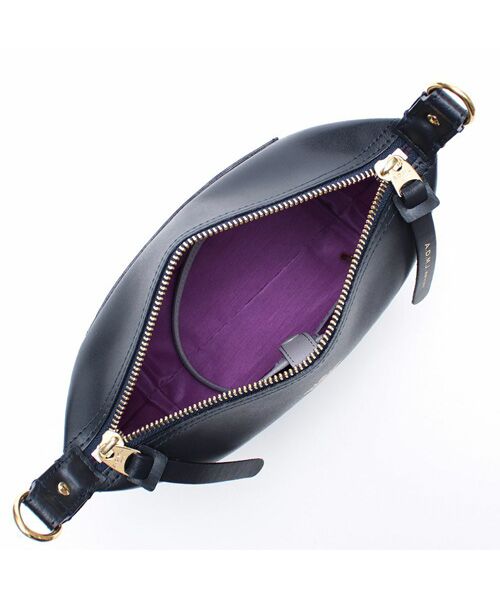 Accesoires De Mademoiselle / アクセソワ・ドゥ・マドモワゼル ショルダーバッグ | リバティソフト/ソフトショルダーS　NAVY | 詳細1