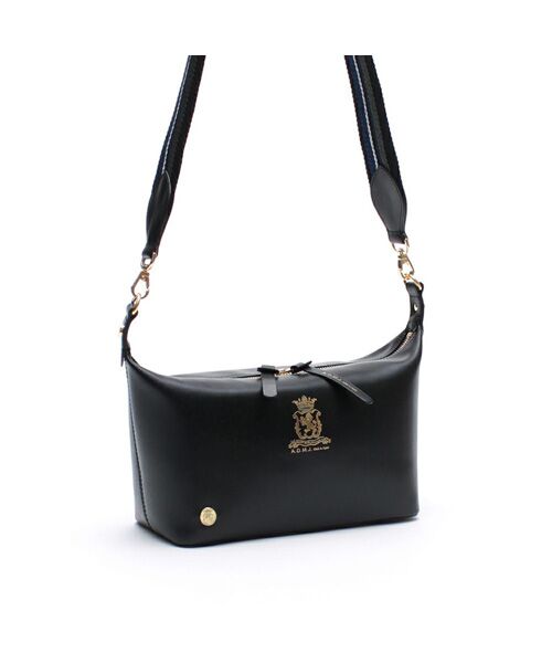 Accesoires De Mademoiselle / アクセソワ・ドゥ・マドモワゼル ショルダーバッグ | リバティソフト/ソフトショルダーM BLACK(BLACK)