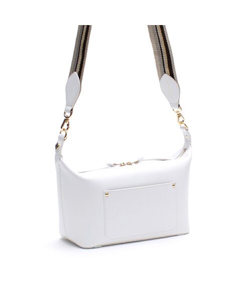 Accesoires De Mademoiselle / アクセソワ・ドゥ・マドモワゼル ショルダーバッグ | リバティソフト/ソフトショルダーM WHITE | 詳細2