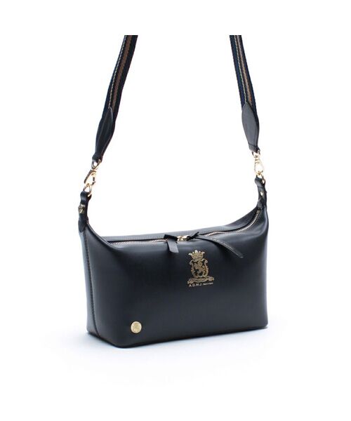 Accesoires De Mademoiselle / アクセソワ・ドゥ・マドモワゼル ショルダーバッグ | リバティソフト/ソフトショルダーM　NAVY | 詳細1