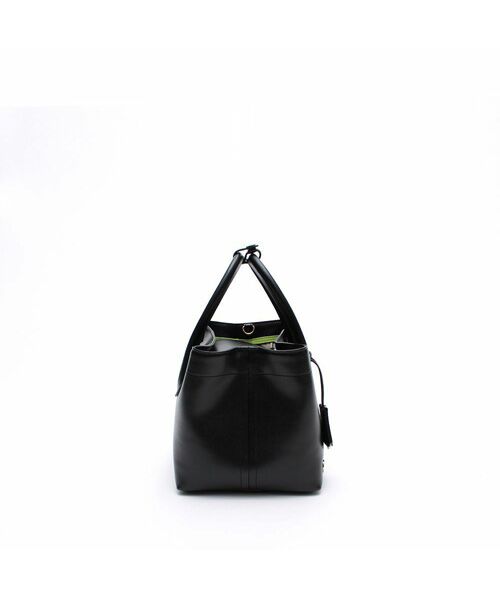 Accesoires De Mademoiselle / アクセソワ・ドゥ・マドモワゼル トートバッグ | リバティソフト/キューブトート21cm BLACK | 詳細3