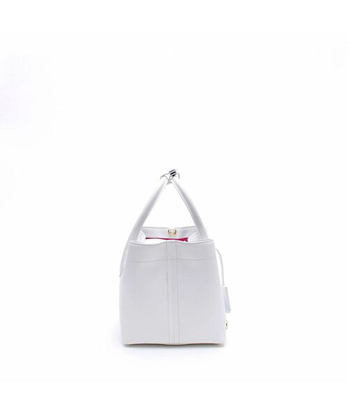 Accesoires De Mademoiselle / アクセソワ・ドゥ・マドモワゼル トートバッグ | リバティソフト/キューブトート21cm　WHITE | 詳細3