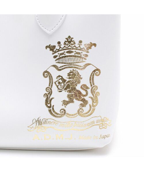 Accesoires De Mademoiselle / アクセソワ・ドゥ・マドモワゼル トートバッグ | リバティソフト/キューブトート21cm　WHITE | 詳細4