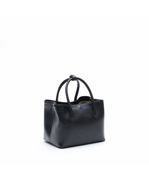 Accesoires De Mademoiselle / アクセソワ・ドゥ・マドモワゼル トートバッグ | リバティソフト/キューブトート21cm NAVY | 詳細3