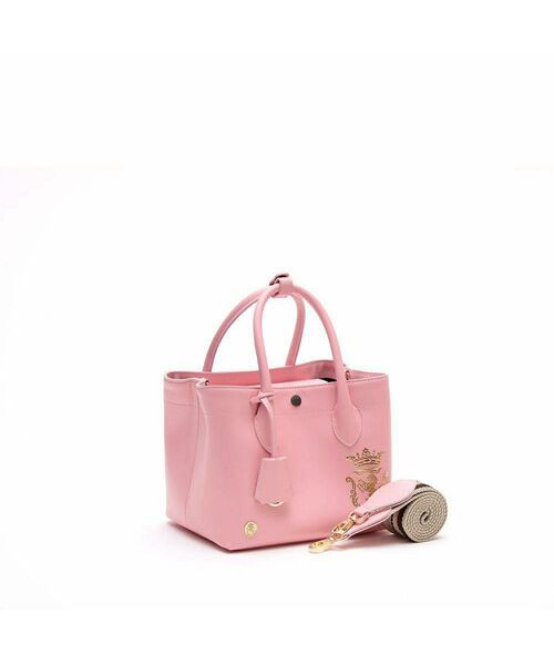 Accesoires De Mademoiselle / アクセソワ・ドゥ・マドモワゼル トートバッグ | セブンティリリィ/トート21cm ROSA(ROSA)