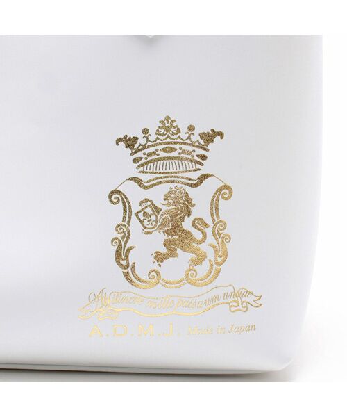 Accesoires De Mademoiselle / アクセソワ・ドゥ・マドモワゼル トートバッグ | リバティソフト/キューブトート25cm　WHITE | 詳細4