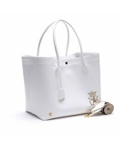 Accesoires De Mademoiselle / アクセソワ・ドゥ・マドモワゼル トートバッグ | リバティソフト/キューブトート34cm　WHITE