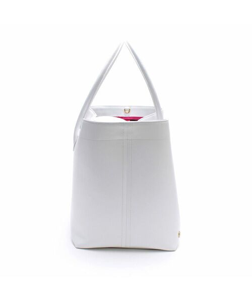 リバティソフト/キューブトート34cm WHITE （トートバッグ