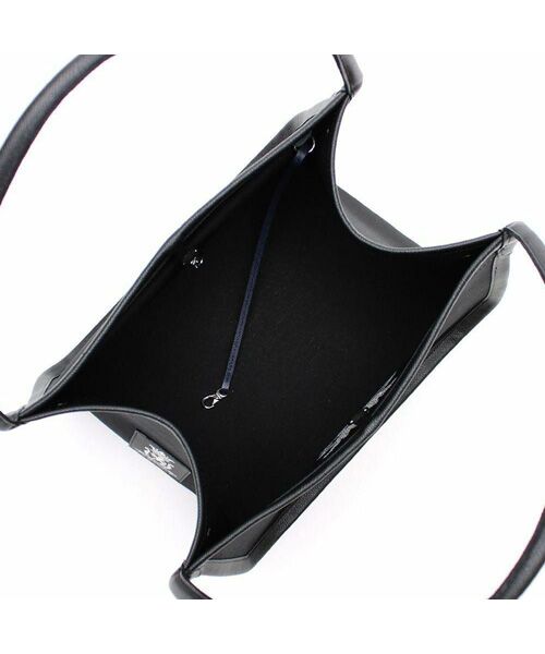 Accesoires De Mademoiselle / アクセソワ・ドゥ・マドモワゼル トートバッグ | オフィサー/マーキス刺しゅうベルボトムトートS　BLACK | 詳細1