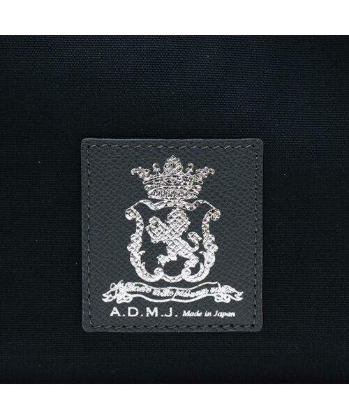 Accesoires De Mademoiselle / アクセソワ・ドゥ・マドモワゼル トートバッグ | オフィサー/マーキス刺しゅうベルボトムトートS NAVY | 詳細4