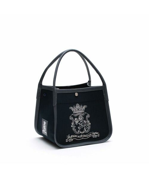 Accesoires De Mademoiselle / アクセソワ・ドゥ・マドモワゼル トートバッグ | オフィサー/マーキス刺しゅうベルボトムトートS NAVY(NAVY)