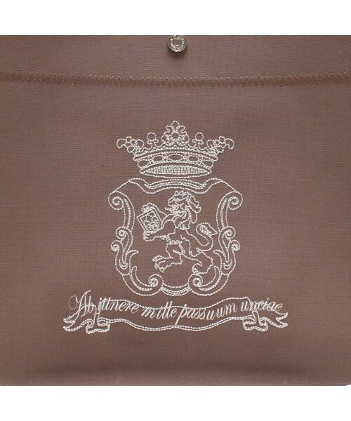 Accesoires De Mademoiselle / アクセソワ・ドゥ・マドモワゼル トートバッグ | オフィサー/マーキス刺しゅうヘリ巻きボストン28cm SAHARA | 詳細4