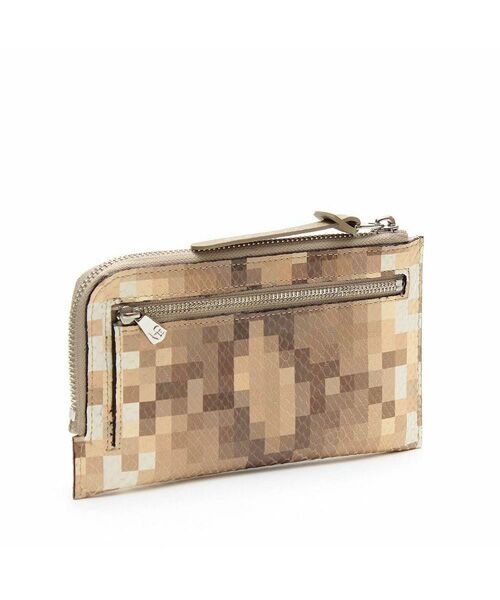 Accesoires De Mademoiselle / アクセソワ・ドゥ・マドモワゼル 財布・コインケース・マネークリップ | スネーク型押し/オーガナイザーパース LATE/AKU | 詳細3