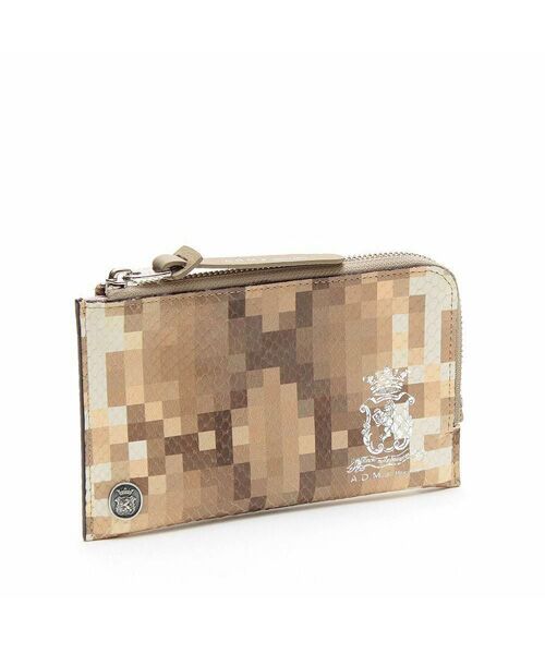 Accesoires De Mademoiselle / アクセソワ・ドゥ・マドモワゼル 財布・コインケース・マネークリップ | スネーク型押し/オーガナイザーパース LATE/AKU(LATE/AKU)