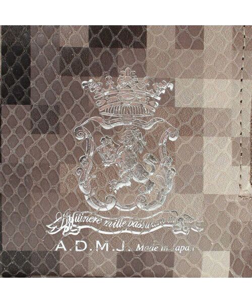 Accesoires De Mademoiselle / アクセソワ・ドゥ・マドモワゼル 財布・コインケース・マネークリップ | スネーク型押し/オーガナイザーパース SAND/SHIRACHA | 詳細4