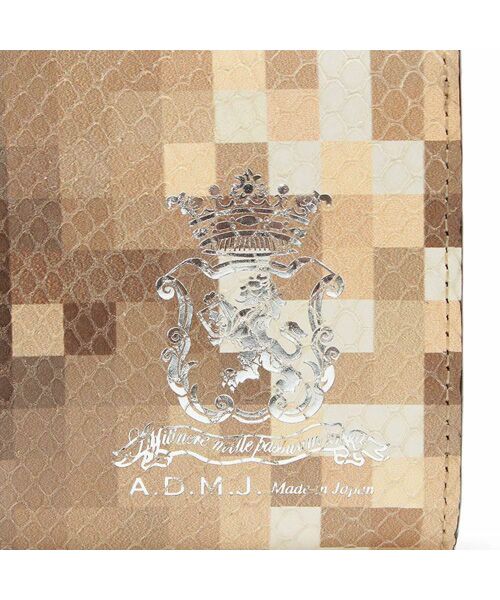 Accesoires De Mademoiselle / アクセソワ・ドゥ・マドモワゼル 財布・コインケース・マネークリップ | スネーク型押し/ガマグチウォレット LATE/AKU | 詳細4