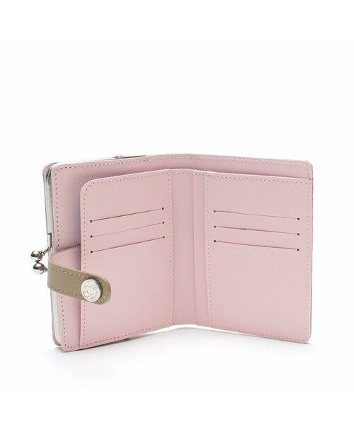 Accesoires De Mademoiselle / アクセソワ・ドゥ・マドモワゼル 財布・コインケース・マネークリップ | スネーク型押し/ガマグチ付スモールウォレット　LATE/AKU | 詳細2