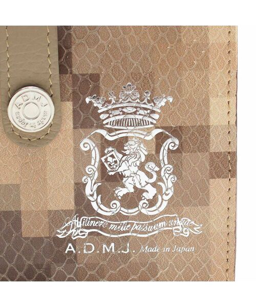 Accesoires De Mademoiselle / アクセソワ・ドゥ・マドモワゼル 財布・コインケース・マネークリップ | スネーク型押し/ガマグチ付スモールウォレット　LATE/AKU | 詳細5