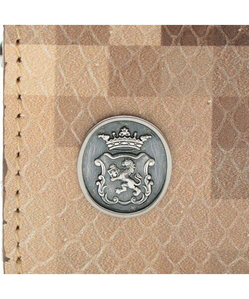 Accesoires De Mademoiselle / アクセソワ・ドゥ・マドモワゼル 財布・コインケース・マネークリップ | スネーク型押し/ガマグチ付スモールウォレット　LATE/AKU | 詳細6