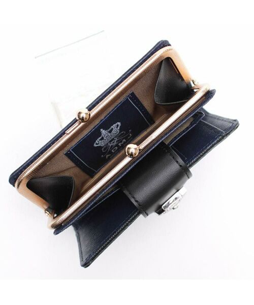 Accesoires De Mademoiselle / アクセソワ・ドゥ・マドモワゼル 財布・コインケース・マネークリップ | セブンティリリィ/ガマグチ付スモールウォレット BLACK | 詳細2