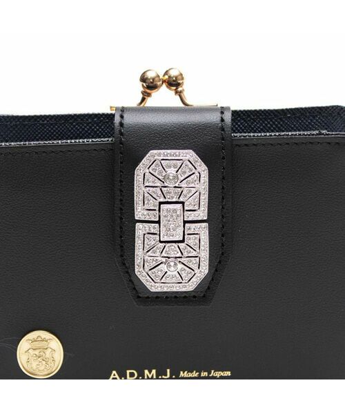 Accesoires De Mademoiselle / アクセソワ・ドゥ・マドモワゼル 財布・コインケース・マネークリップ | セブンティリリィ/ガマグチ付スモールウォレット BLACK | 詳細4