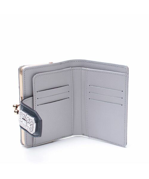 Accesoires De Mademoiselle / アクセソワ・ドゥ・マドモワゼル 財布・コインケース・マネークリップ | セブンティリリィ/ガマグチ付スモールウォレット　NAVY BLUE | 詳細2