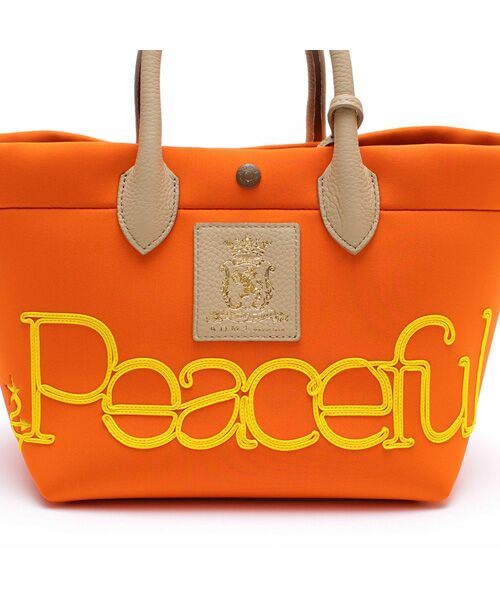 Accesoires De Mademoiselle / アクセソワ・ドゥ・マドモワゼル トートバッグ | マジックライト/コード刺しゅうキューブトート21cm(Dカン付)　MANGO,M | 詳細6