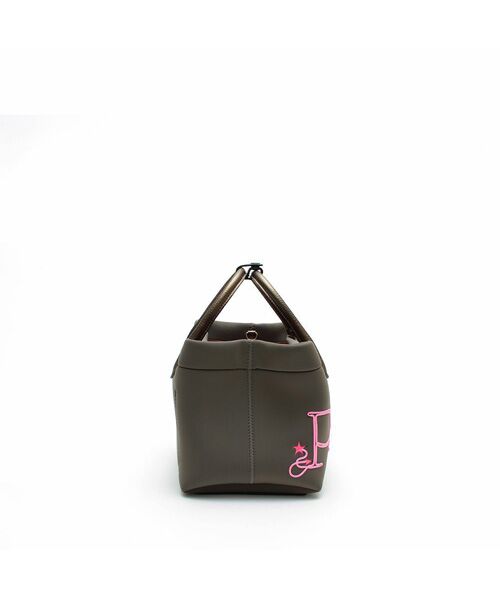 Accesoires De Mademoiselle / アクセソワ・ドゥ・マドモワゼル トートバッグ | マジックライト/コード刺しゅうキューブトート21cm(Dカン付) LODO.R | 詳細3