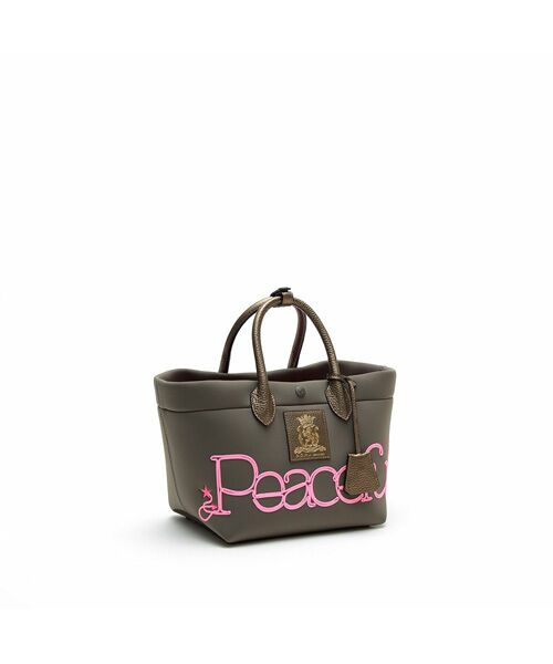 Accesoires De Mademoiselle / アクセソワ・ドゥ・マドモワゼル トートバッグ | マジックライト/コード刺しゅうキューブトート21cm(Dカン付) LODO.R | 詳細4