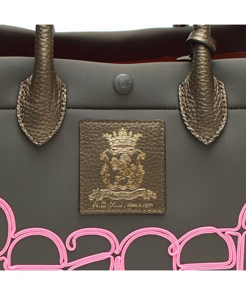 Accesoires De Mademoiselle / アクセソワ・ドゥ・マドモワゼル トートバッグ | マジックライト/コード刺しゅうキューブトート21cm(Dカン付) LODO.R | 詳細5