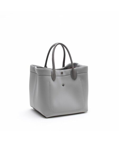 Accesoires De Mademoiselle / アクセソワ・ドゥ・マドモワゼル トートバッグ | マジックライト/コード刺しゅうキューブトート25cm GRIS,M | 詳細2