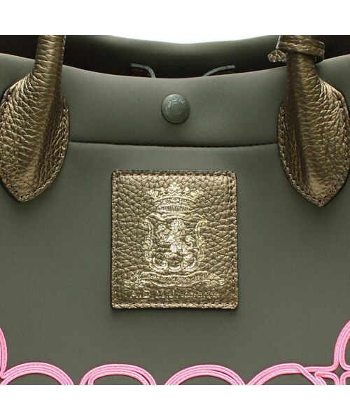 Accesoires De Mademoiselle / アクセソワ・ドゥ・マドモワゼル トートバッグ | マジックライト/コード刺しゅうキューブトート25cm　LODO.R | 詳細4