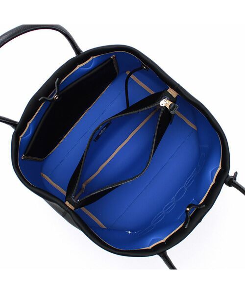 Accesoires De Mademoiselle / アクセソワ・ドゥ・マドモワゼル トートバッグ | マジックライト/コード刺しゅうキューブトート34cm　NEGRO,A | 詳細1