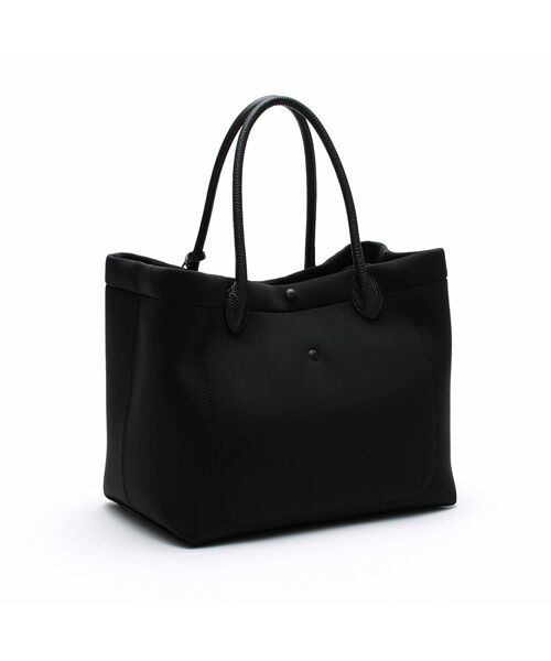 Accesoires De Mademoiselle / アクセソワ・ドゥ・マドモワゼル トートバッグ | マジックライト/コード刺しゅうキューブトート34cm　NEGRO,A | 詳細2