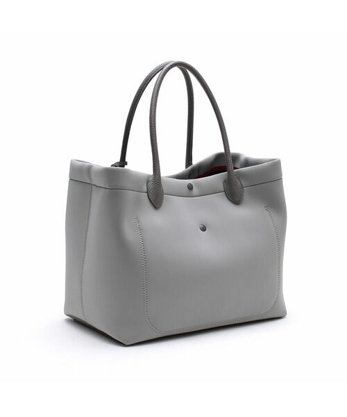 Accesoires De Mademoiselle / アクセソワ・ドゥ・マドモワゼル トートバッグ | マジックライト/コード刺しゅうキューブトート34cm GRIS | 詳細2