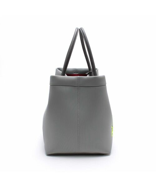 Accesoires De Mademoiselle / アクセソワ・ドゥ・マドモワゼル トートバッグ | マジックライト/コード刺しゅうキューブトート34cm GRIS | 詳細3