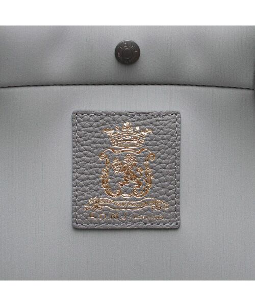 Accesoires De Mademoiselle / アクセソワ・ドゥ・マドモワゼル トートバッグ | マジックライト/コード刺しゅうキューブトート34cm GRIS | 詳細5