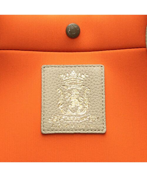 Accesoires De Mademoiselle / アクセソワ・ドゥ・マドモワゼル トートバッグ | マジックライト/コード刺しゅうキューブトート34cm MANGO | 詳細5