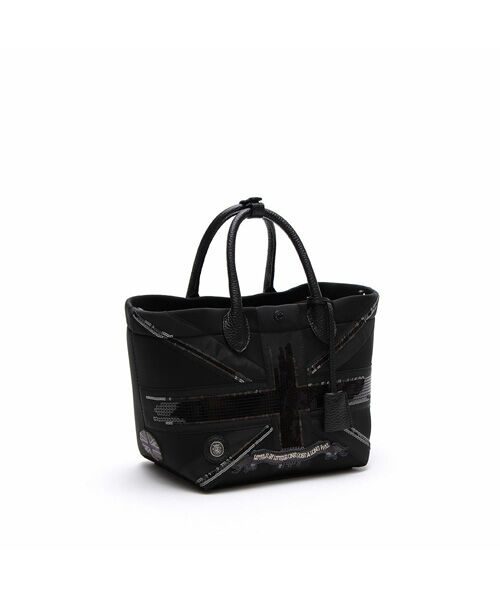 Accesoires De Mademoiselle / アクセソワ・ドゥ・マドモワゼル トートバッグ | マジックライト/ユニオンジャックキューブトート21cm(Dカン+) | 詳細4