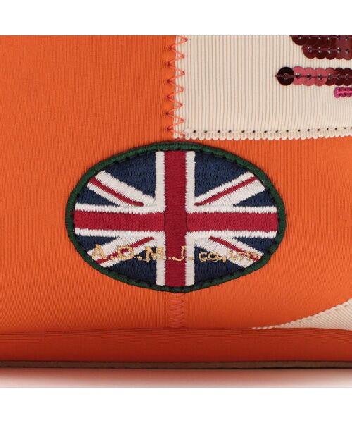 Accesoires De Mademoiselle / アクセソワ・ドゥ・マドモワゼル トートバッグ | マジックライト/ユニオンジャックキューブトート21cm(Dカン+) | 詳細14