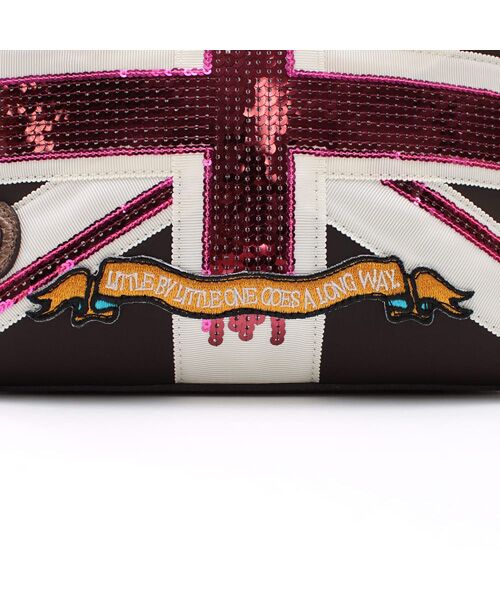 Accesoires De Mademoiselle / アクセソワ・ドゥ・マドモワゼル トートバッグ | マジックライト/ユニオンジャックキューブトート21cm(Dカン+) | 詳細20