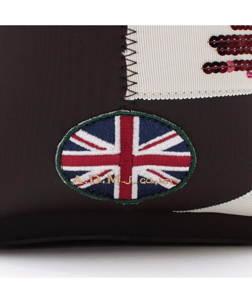 Accesoires De Mademoiselle / アクセソワ・ドゥ・マドモワゼル トートバッグ | マジックライト/ユニオンジャックキューブトート21cm(Dカン+) | 詳細21