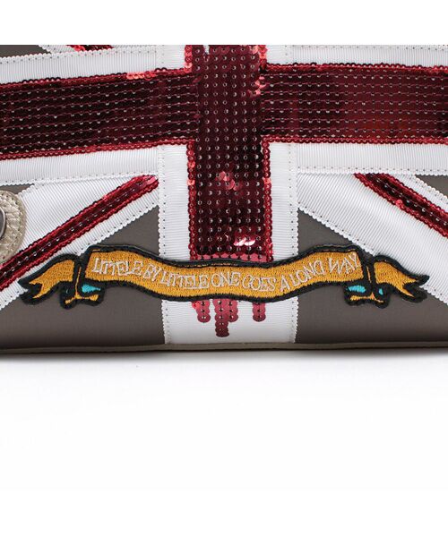 Accesoires De Mademoiselle / アクセソワ・ドゥ・マドモワゼル トートバッグ | マジックライト/ユニオンジャックキューブトート21cm(Dカン+) | 詳細26