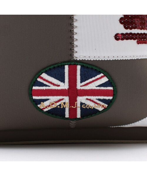 Accesoires De Mademoiselle / アクセソワ・ドゥ・マドモワゼル トートバッグ | マジックライト/ユニオンジャックキューブトート21cm(Dカン+) | 詳細27