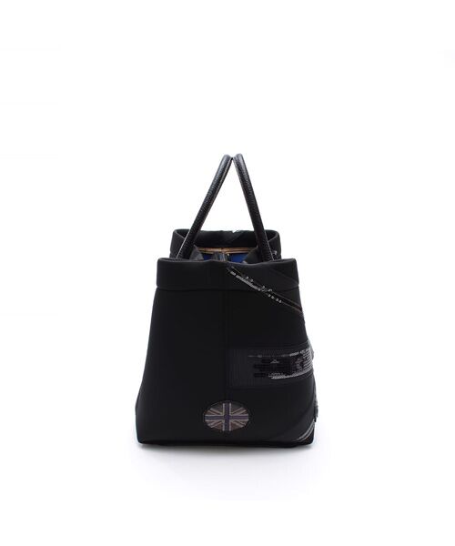 Accesoires De Mademoiselle / アクセソワ・ドゥ・マドモワゼル トートバッグ | マジックライト/ユニオンジャックキューブトート25cm | 詳細3